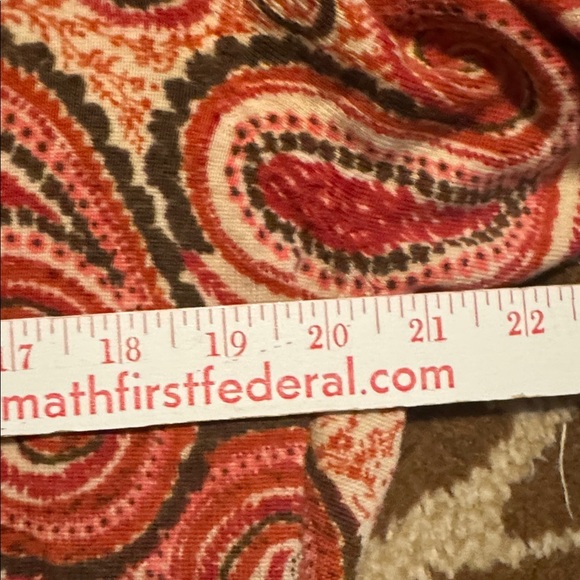 Talbots 100% Merino Wool Paisley Print Cardigan Womens Plus Size 1X Multicolor - Picture 6 of 6